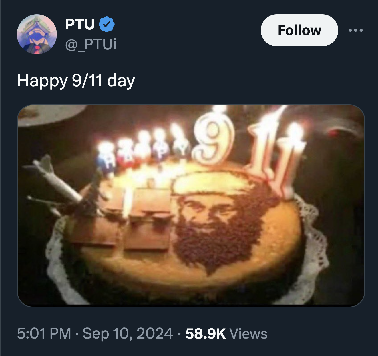 happy 9 11 cake - Ptu Happy 911 day . Views